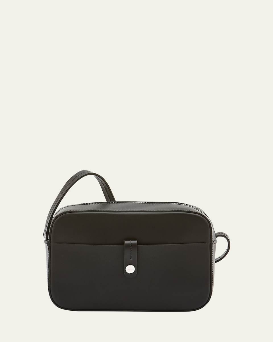 Tondina Leather Camera Crossbody Bag